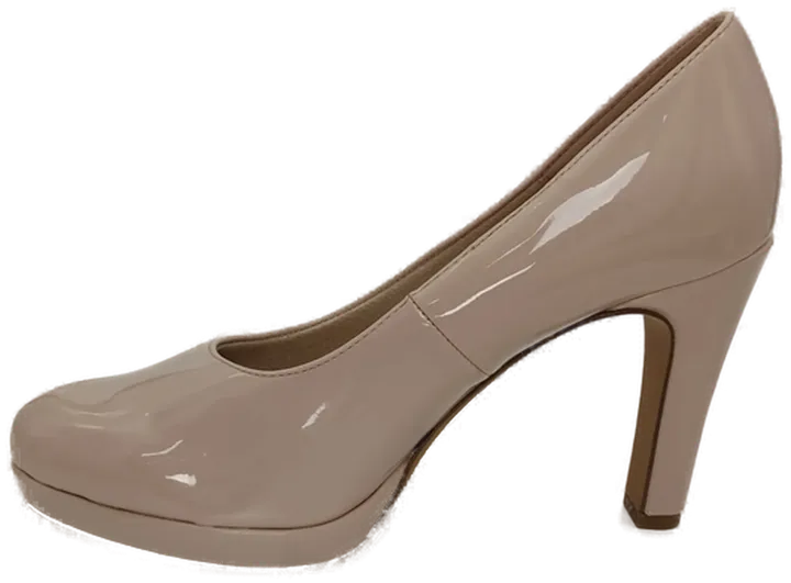 Tamaris Pumps in Lack-Optik, Echtes Leder, Altrosa - Bild 5