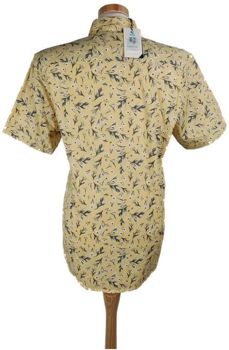 Garcia Herren Hemd gelb geblümt - XL - Bild 2