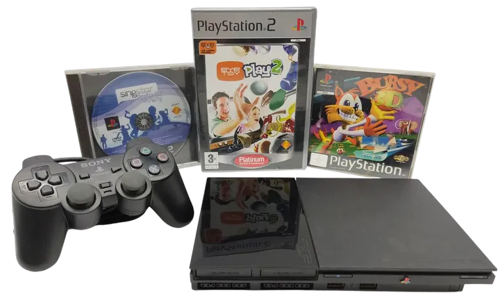 Sony PlayStation 2 Slim + Spiele und Zubehör  - Bild 4