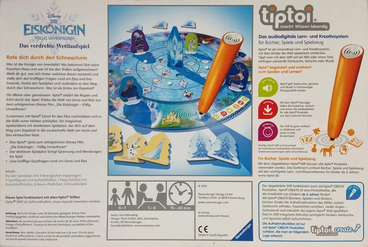 tiptoi® Disney Die Eiskönigin - Lernspiel - Ravensburger  - Bild 2