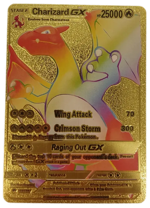  Pokémon Sammelkarte Goldfolie Charizard GX STA6E2 - Bild 1