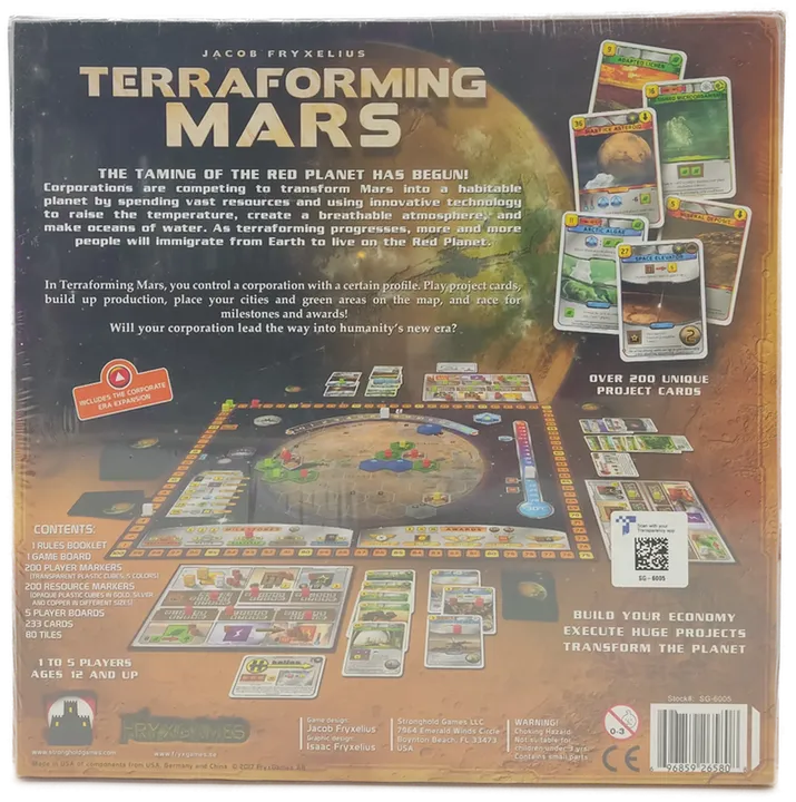 Terraforming Mars - Strategiespiel - Stronghold Games (Englisch) - Bild 2