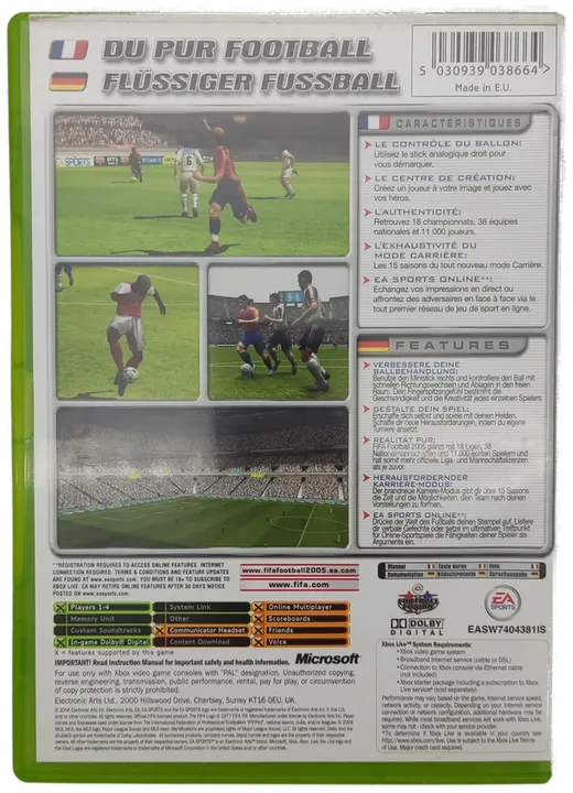 EA SPORTS FIFA FOOTBALL 2005 - X-Box - Bild 2