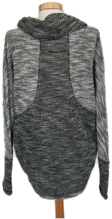 Calvin Klein Damen Pullover schwarz/weiß mele Gr. S - Bild 4