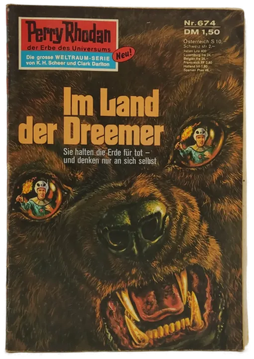  Romanheft Perry Rhodan Im Land der Dreemer Erstauflage Nr.674 - Bild 1