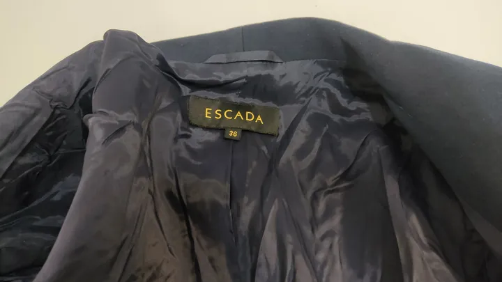 Escada Kleid mit Blazer marineblau in Größe 36 - Bild 10