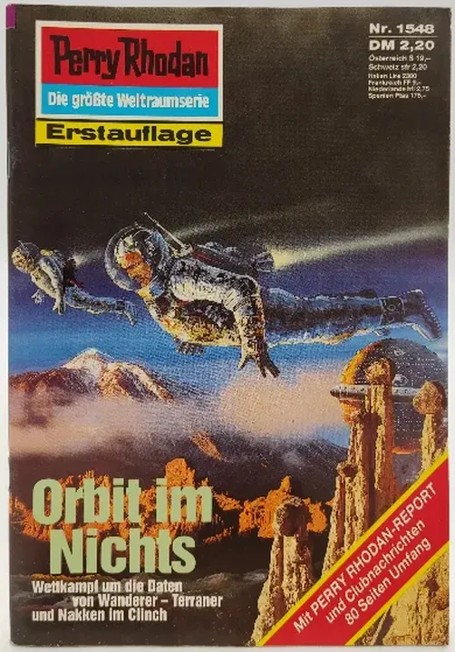 Romanheft Perry Rhodan Orbit im Nichts Erstauflage Nr.1548 - Bild 1