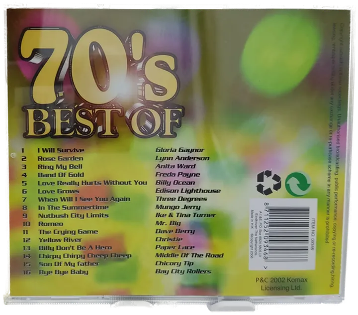 Best of 70's – Audio CD - Bild 2