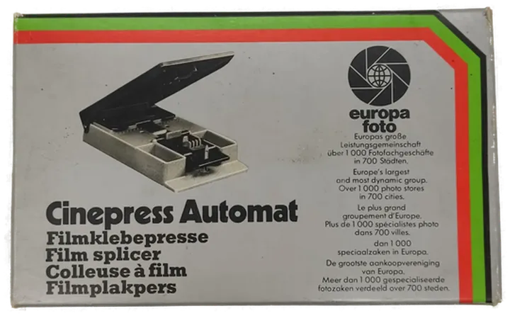 Europa-Foto Cinepress Automat Super 8 + Single 8 Filmklebepresse - Bild 1