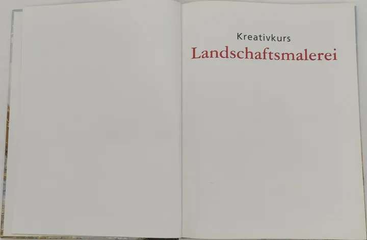 Buch Kreativkurs Landschaftsmalerei 