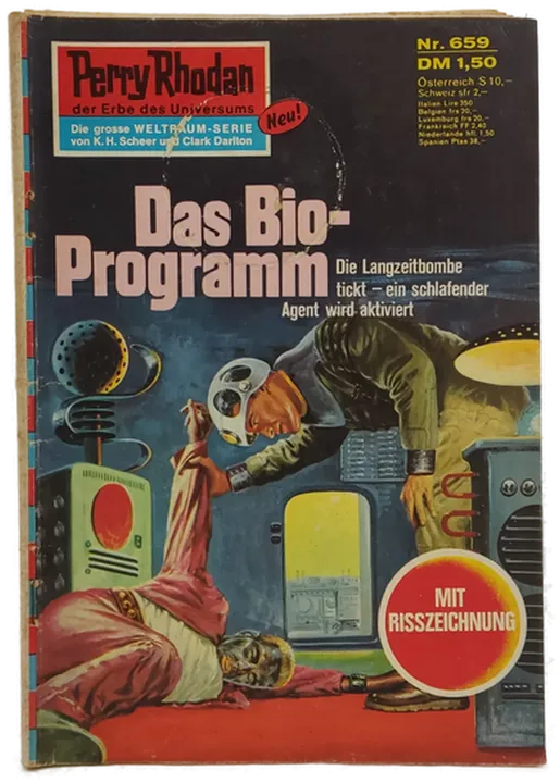 Romanheft Perry Rhodan Das Bio-Programm Erstauflage Nr.659  - Bild 1