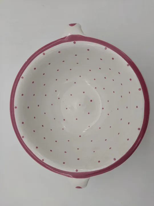 Gmundner Keramik rosa Tupfen kleine Schüssel Höhe: 7.5 cm - Bild 3