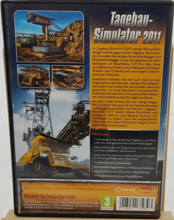 PC Game CD-ROM Tagebau-Simulator 2011  - Bild 2