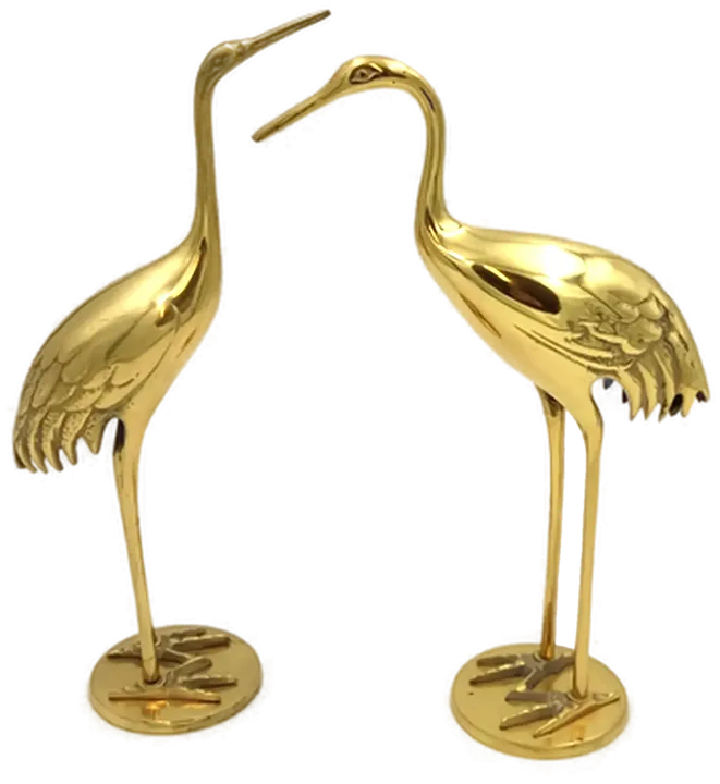 Gilde Handwerk 2 Messing Tierfiguren 