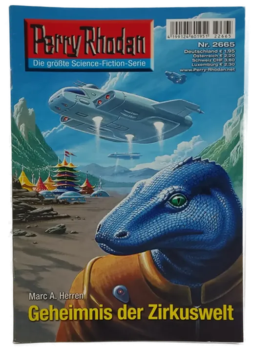 Romanheft Perry Rhodan Geheimnis der Zirkuswelt Erstauflage Nr.2665 - Bild 1