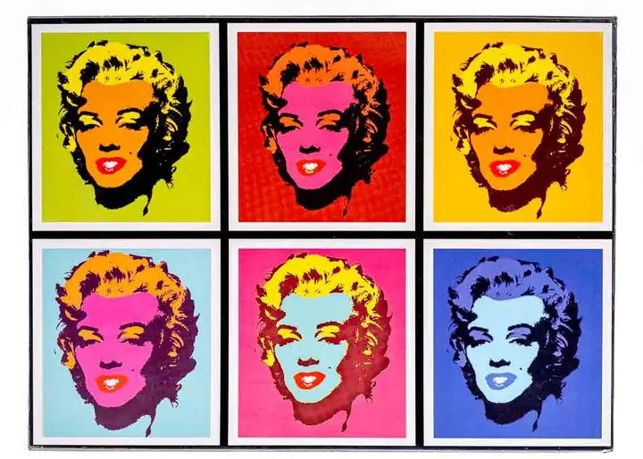 Marilyn Monroe Pop Art Set Espresso-Tassen mit Untertassen - jeweils 6 Stück - Bild 3