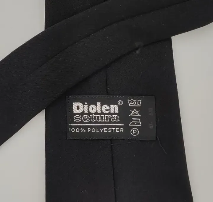 Diolen Herren Krawatte schwarz  - Bild 2