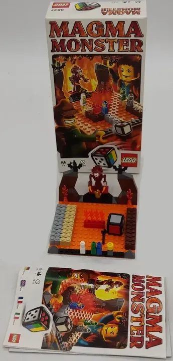 Lego 3847 Magma Monster (mit Ersatzfigur, die graue Figur fehlt) - Bild 3