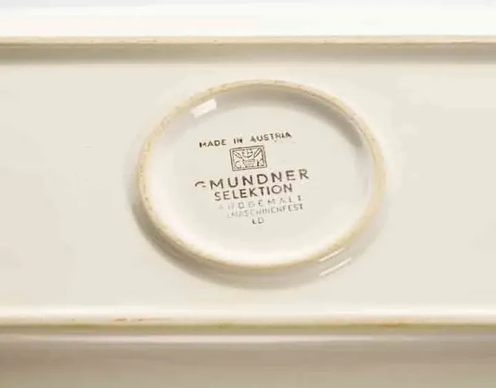 Gmundner Keramik Selektion smaragdgrün Platte 15,5 x 36 cm - Bild 2