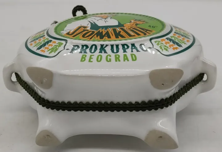 Vintage Porzellan Rakija Flasche 