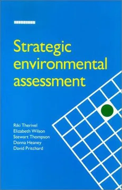 Strategic Environmental Assessment - Riki Therivel - Bild 1