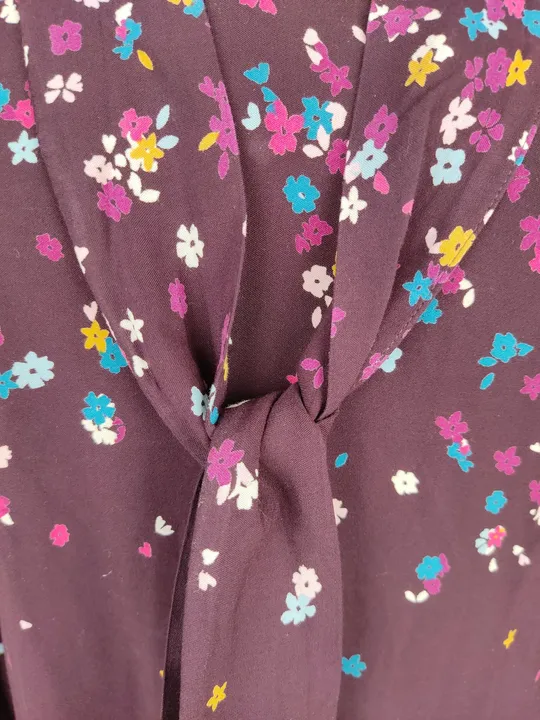 Zero Damen Bluse violett geblümt - XS/34 - Bild 4