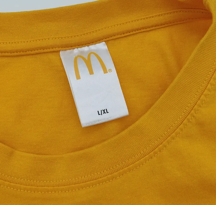 Herren McDonald Shirt gelb - L/XL  - Bild 4