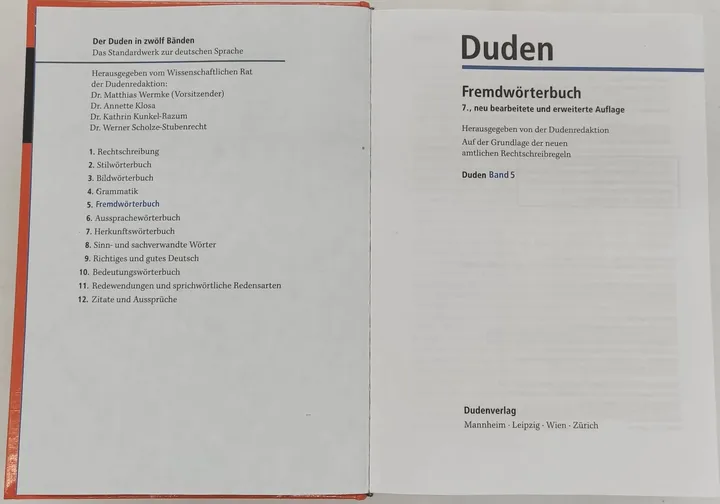 Buch Duden Fremdwörterbuch Neu 5 - Bild 4