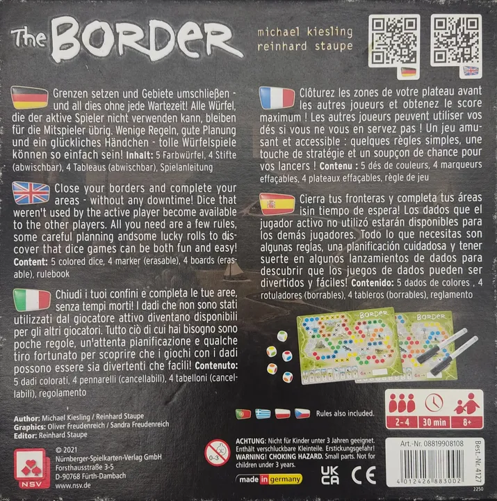 The Border - Gesellschaftsspiel - NSV - Bild 2