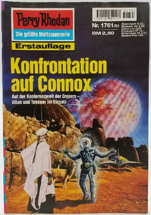 Romanheft Perry Rhodan Konfrontation auf Connox Erstauflage Nr.1761 - Bild 1