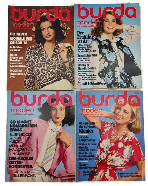 Burda Modezeitschrift 12 Hefte 1978 - Bild 1