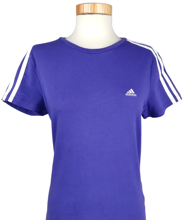 Adidas Damen T-Shirt, violett - Gr. M - Bild 3