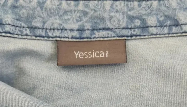  Yessica C&A Jeansbluse Damen blau - 44 - Bild 4