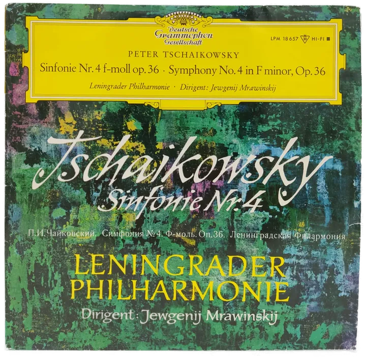 Vinyl LP - Peter Tschaikowsky, Mrawinskij - Sinfonie Nr. 4 f-moll op. 36  - Bild 2