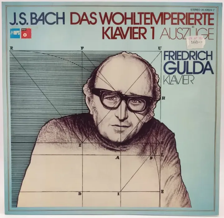 Vinyl LP - J.S. Bach - Das Wohltemperierte Klavier 1 Auszüge - Bild 1