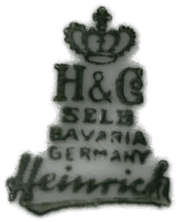 H&C Selb Bavaria Heinrich Anmut - Teeservice - Gräser Muster mit Goldrand 13 Teile - Bild 11