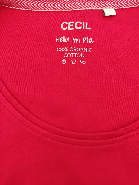 Cecil Damen Sweater Shirt langarm rot - L/40 - Bild 5