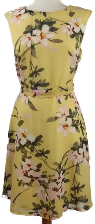 Montego Damen Sommerkleid geblümt gelb - S/36 - Bild 1