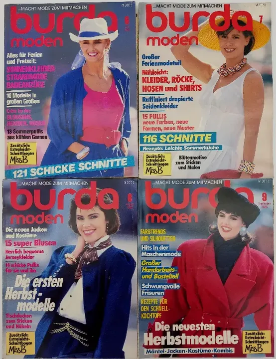 Burda Modezeitschrift 11 Hefte 1986 - Bild 2