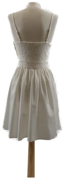 weißes Minikleid mit Trägern  - Bild 3