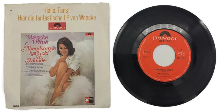 Wencke Myhre - Er hat ein Knallrotes Gummi-Boot Vinyl Schallplatte - Bild 3