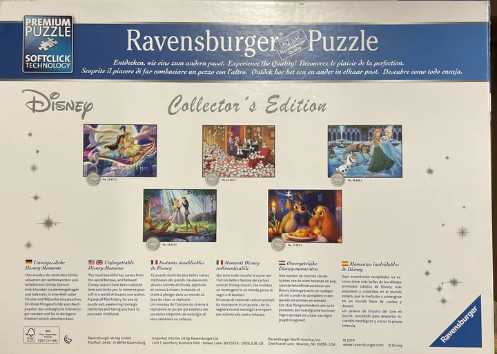 Ravensburger - Puzzle 1000 Teile - Collector´s Edition - Disney - Susi und Strolchi  - Bild 2