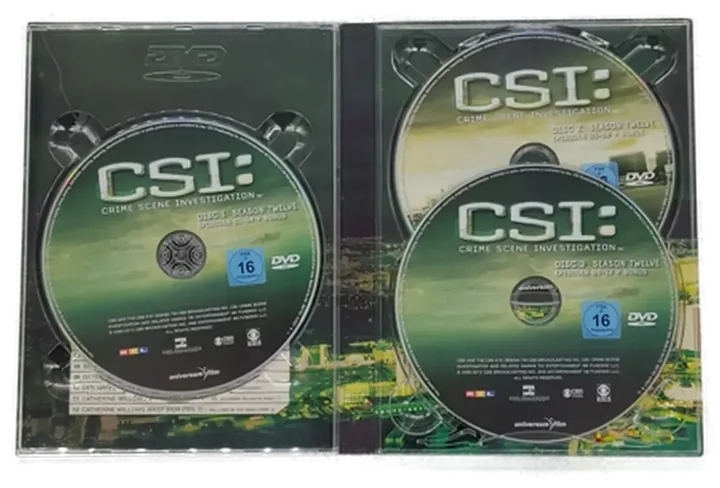 DVD 3 Disc´s CSI: Crime Scene Investigation - Season 12 - Bild 2