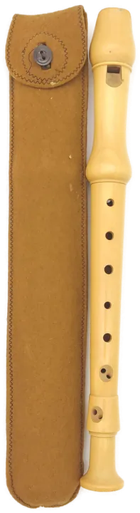 Küng Blockflöte aus hellem Holz  - Bild 4