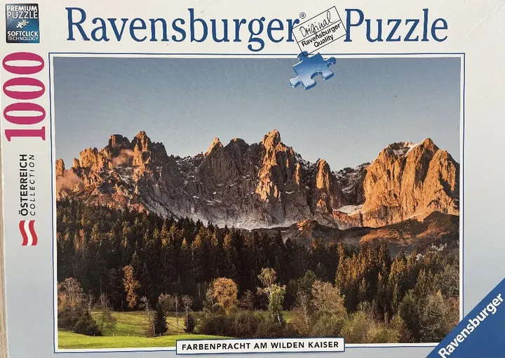 Puzzle - Ravensburger - Herbstpanorama Wilder Kaiser - 1000 Teile - Bild 1