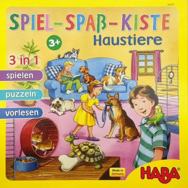 Spiel-Spaß-Kiste Haustiere - Gesellschaftsspiel, Haba - Bild 1