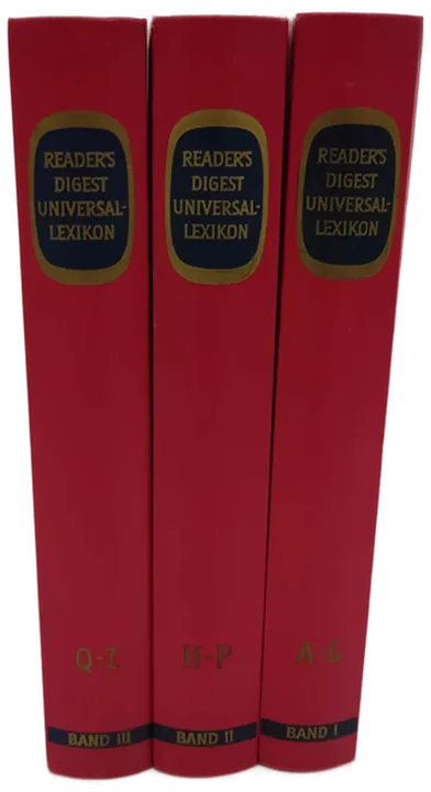 Buch Readers Digest Universal-Lexikon Band 1 bis 3 - Bild 1