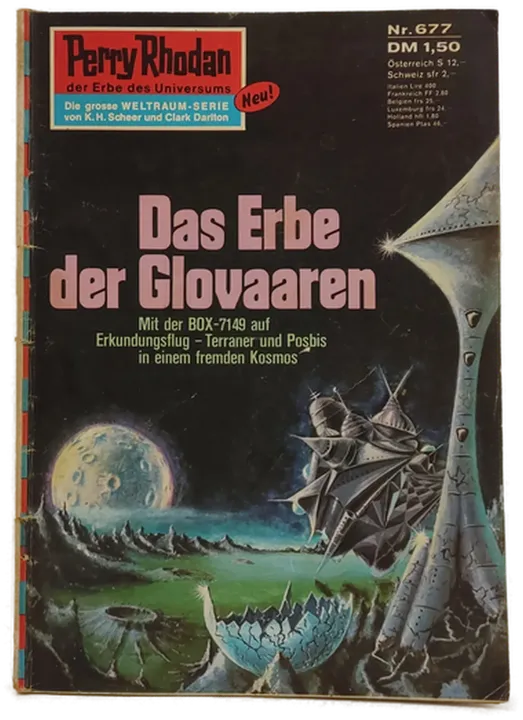 Romanheft Perry Rhodan Das Erbe der Glovaaren Erstauflage Nr.677 - Bild 1