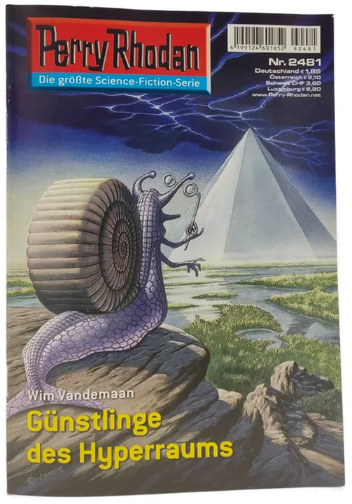 Romanheft Perry Rhodan Günstlinge des Hyperraums Erstauflage Nr. 2481 - Bild 1