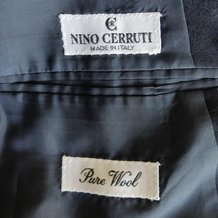 NINO CERRUTI Herren Anzug (Sakko und Hose) dunkelblau - Gr. 56 - Bild 4